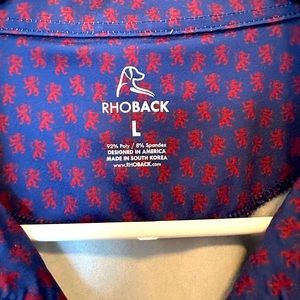 Rhoback printed polo